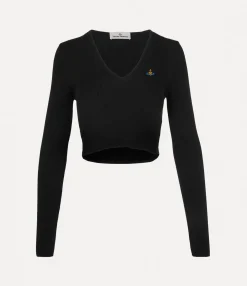 Bea Cropped V-neck