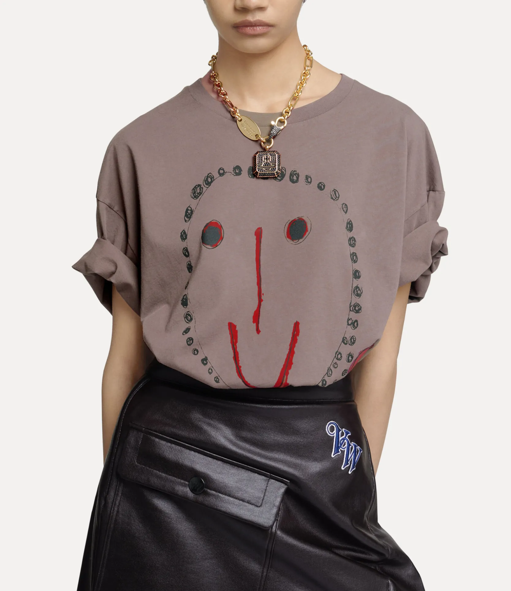 Beth Print Oversized T-shirt