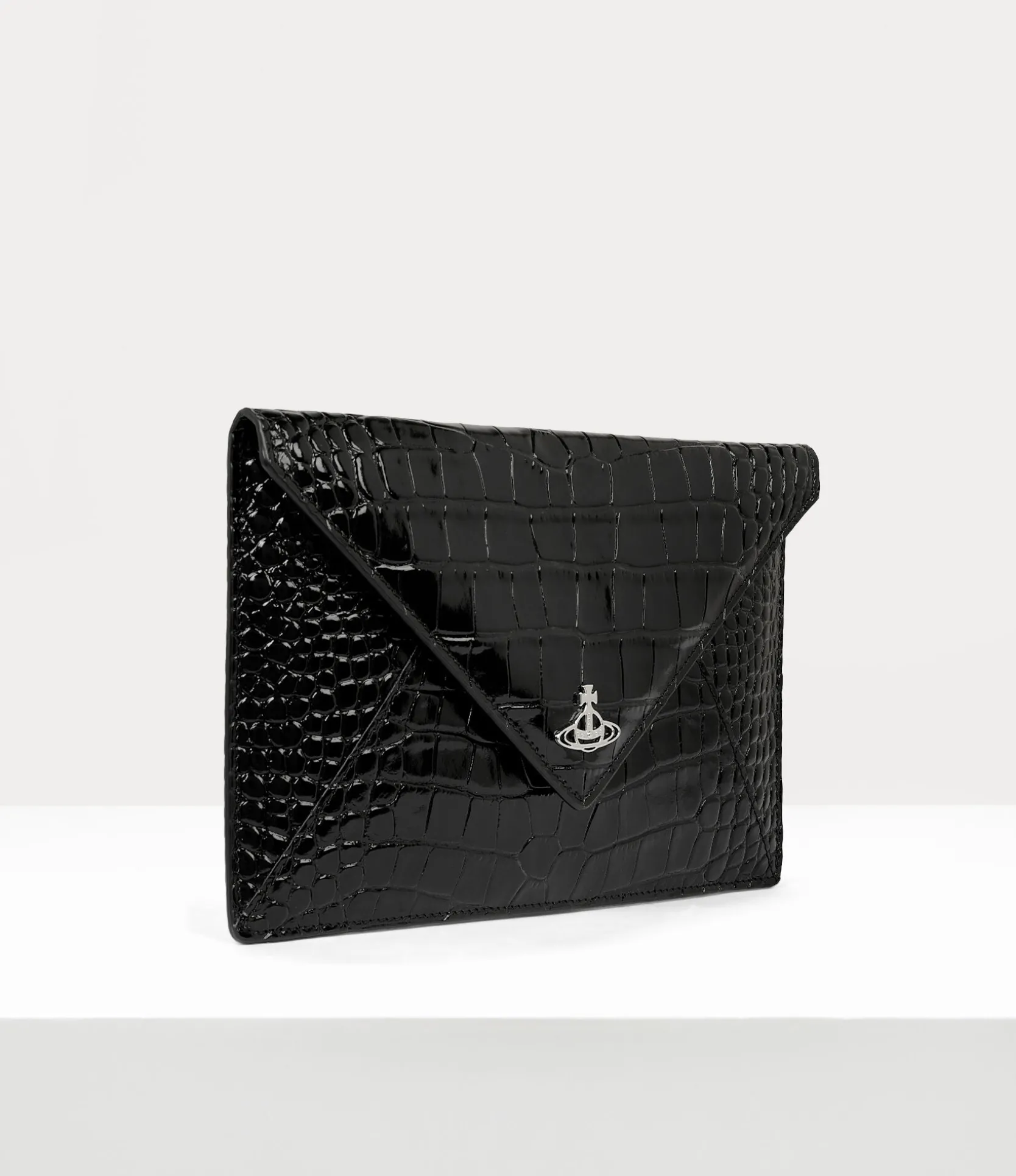 Crocodile Envelope Clutch