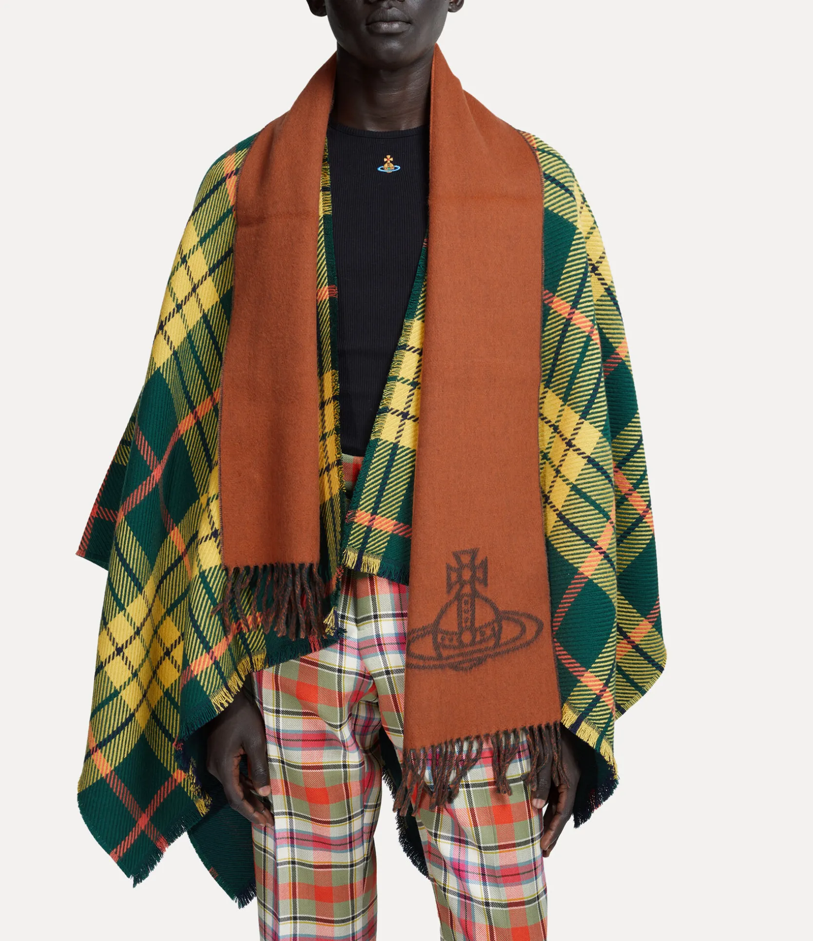 Double Logo Scarf