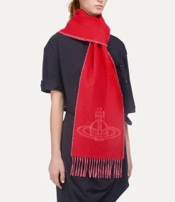 Double Logo Scarf