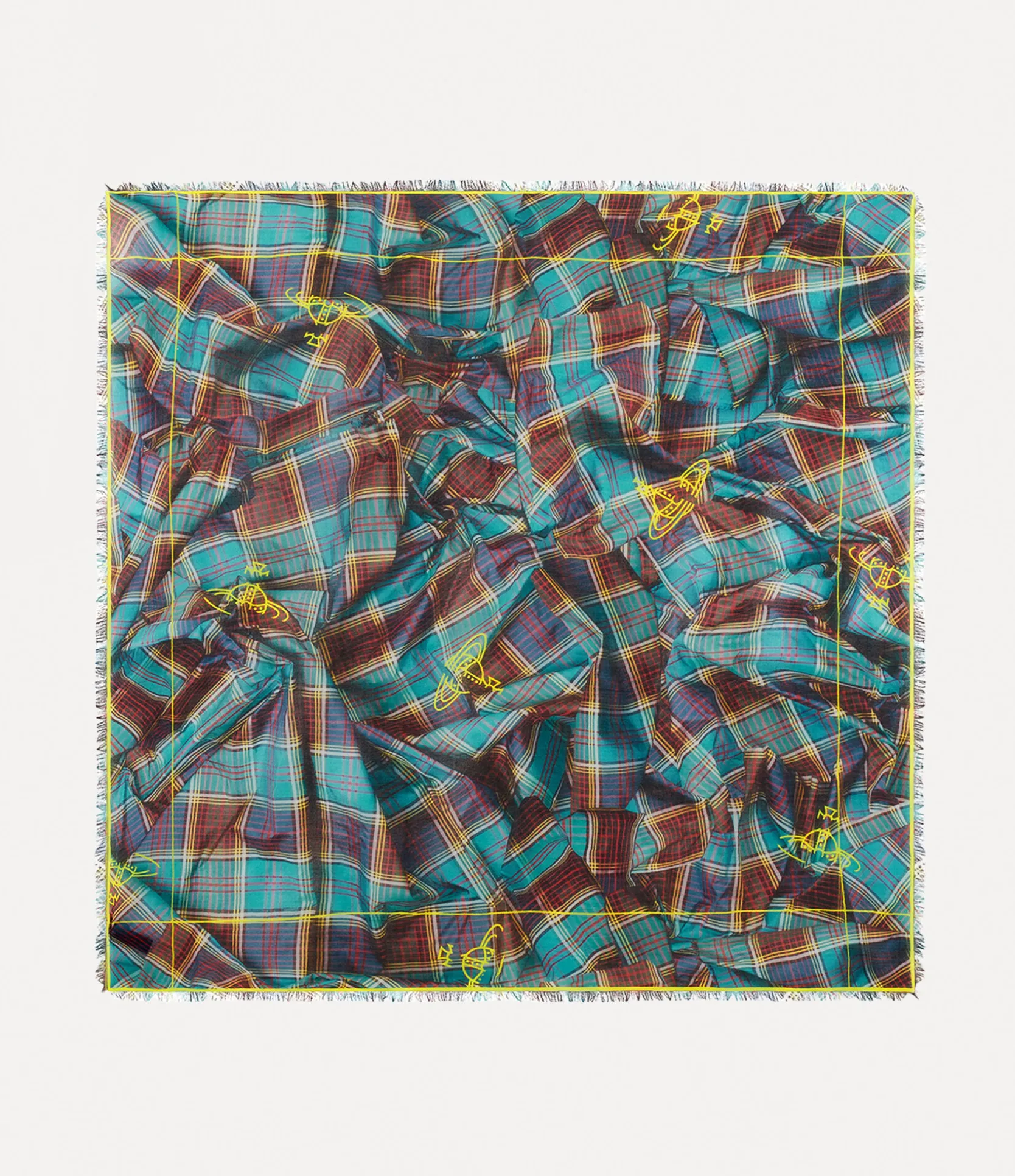 Draped Tartan Square