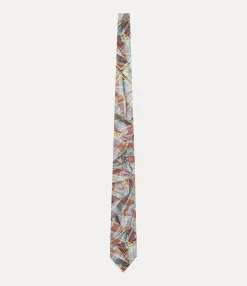Draped Tartan Tie 8.5cm