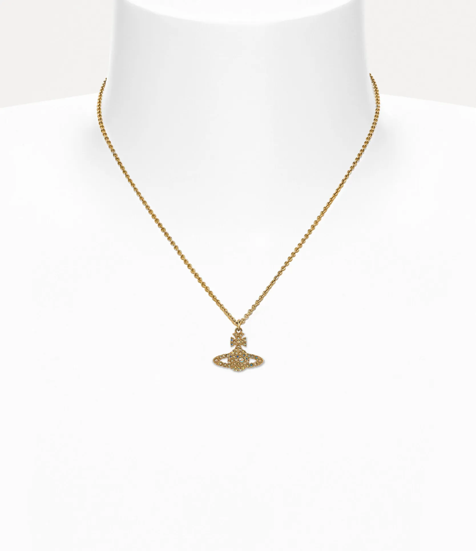 Grace Bas Relief Pendant Necklace