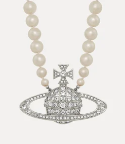 Man. Bas Relief Pearl Necklace