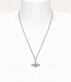 Man. Mini Bas Relief Orb Pendant Necklace