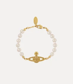 Mini Bas Relief Pearl Bracelet