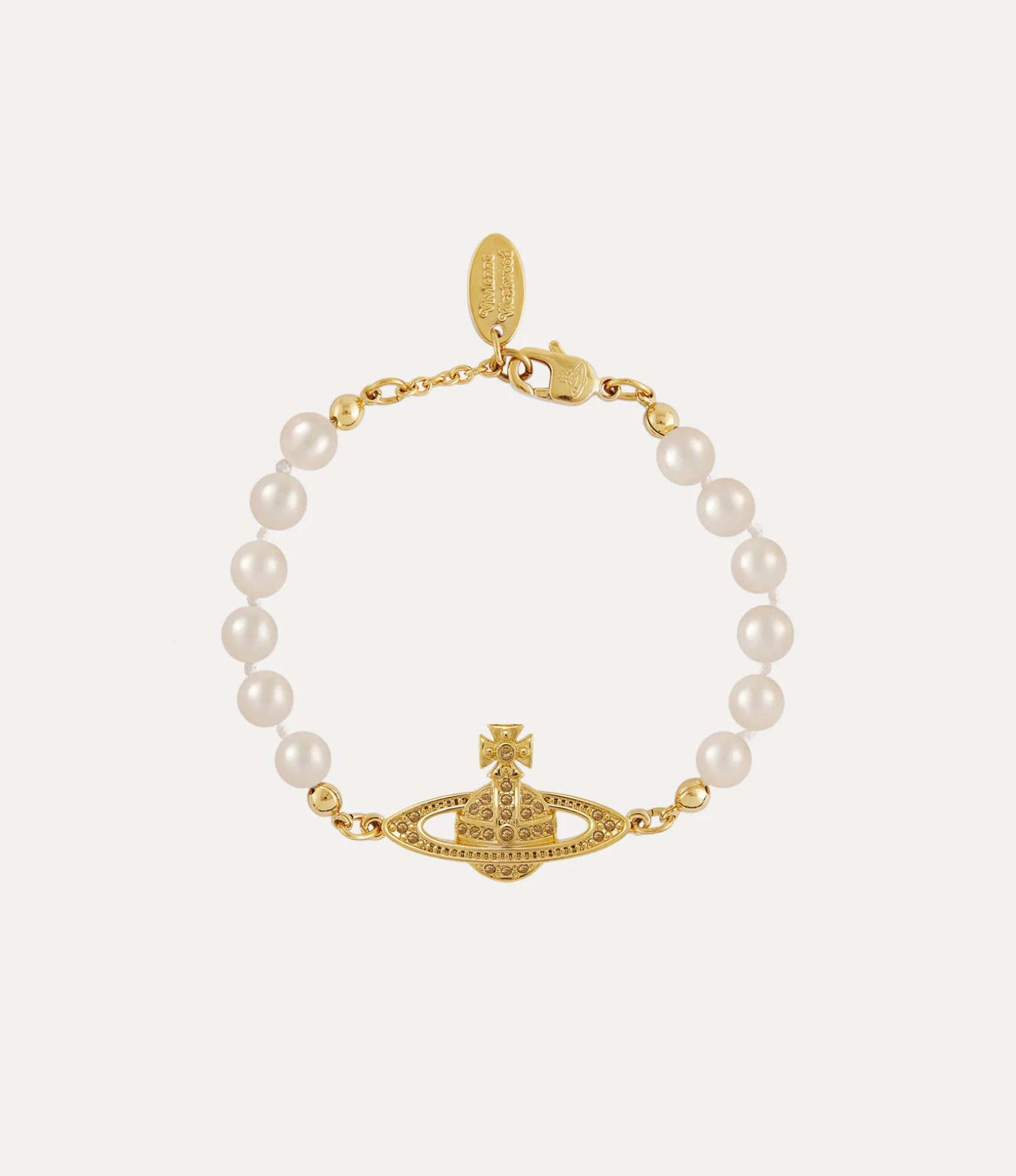 Mini Bas Relief Pearl Bracelet