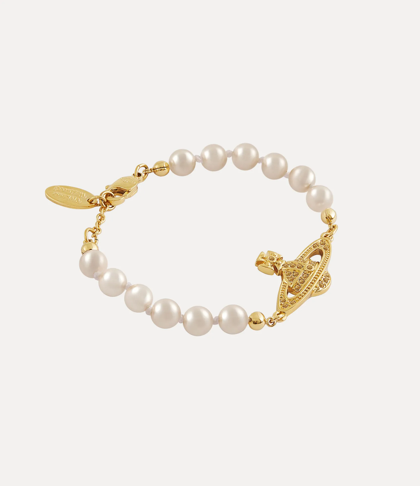 Mini Bas Relief Pearl Bracelet