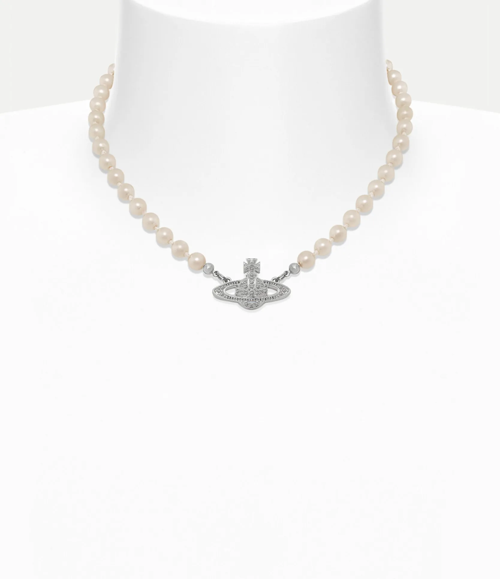 Mini Bas Relief Pearl Choker