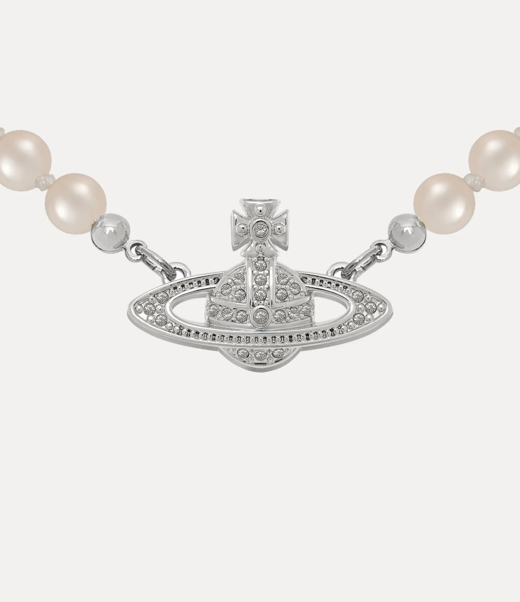 Mini Bas Relief Pearl Choker