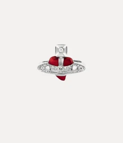 New Diamante Heart Ring