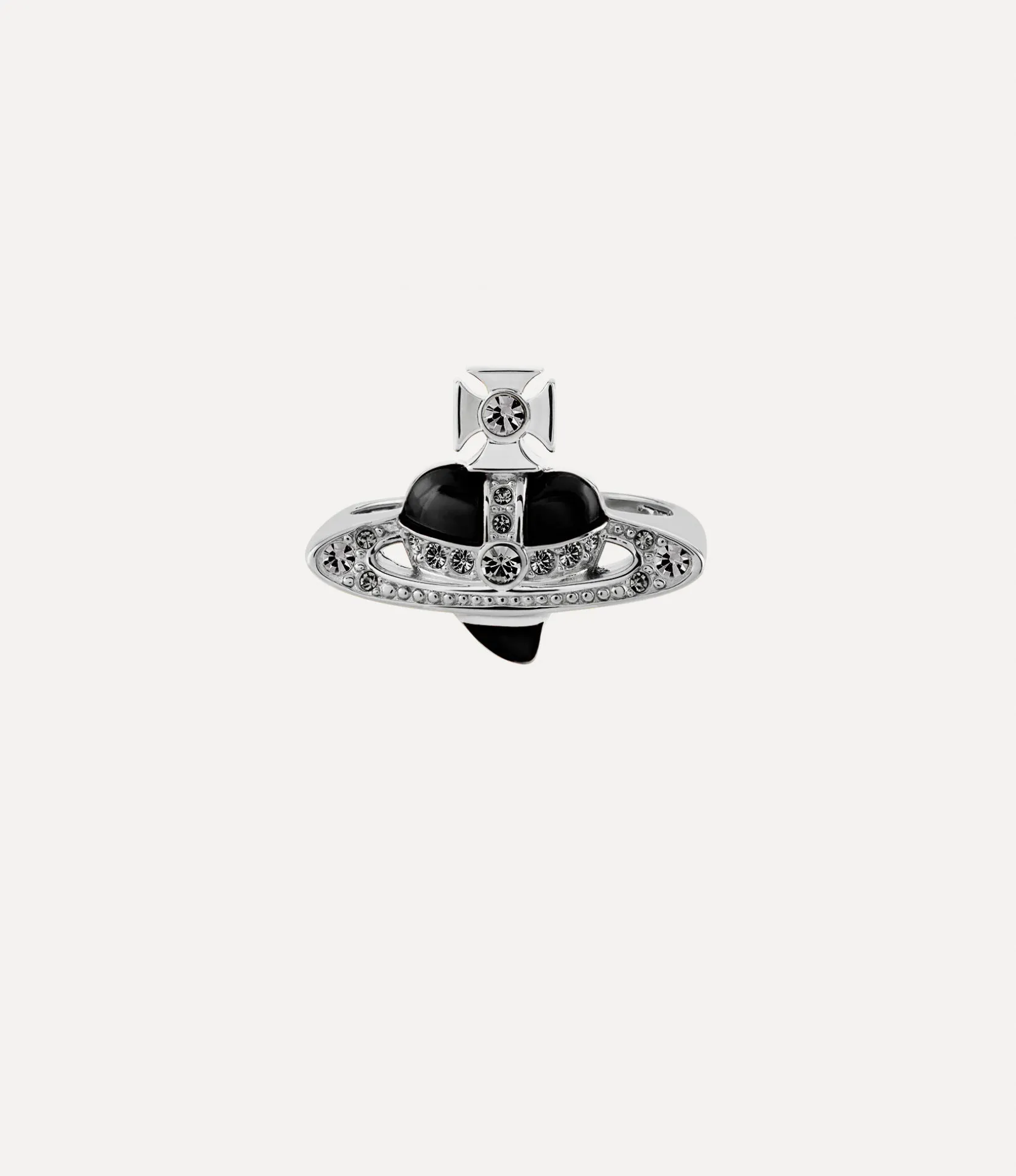 New Diamante Heart Ring