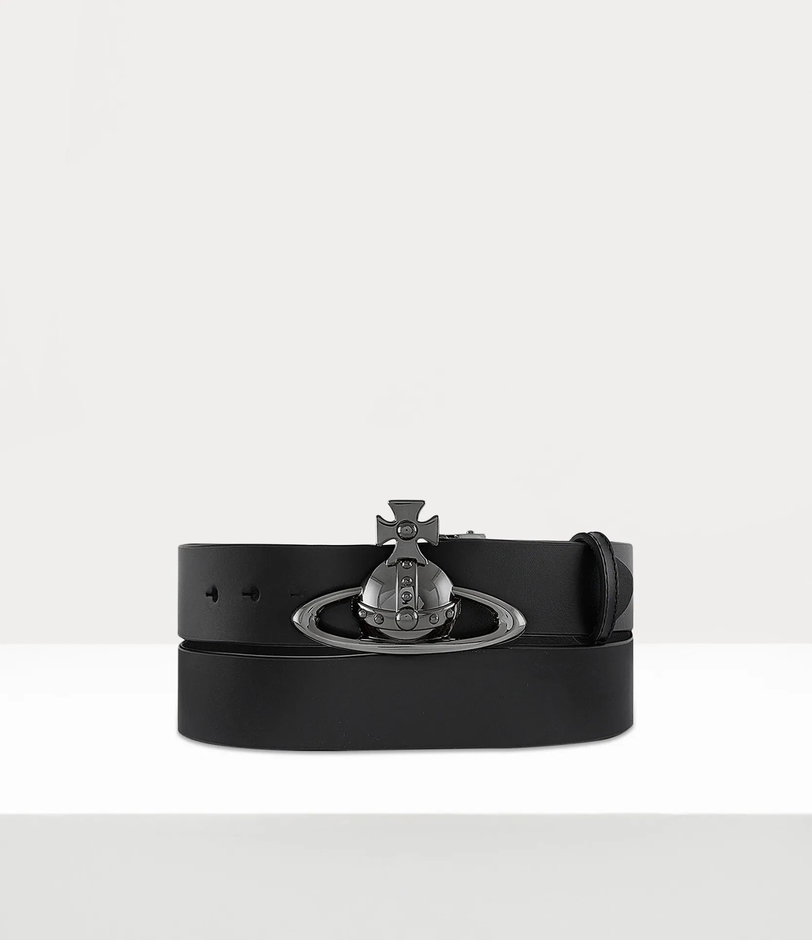 Orb Buckle Belt/gunmetal
