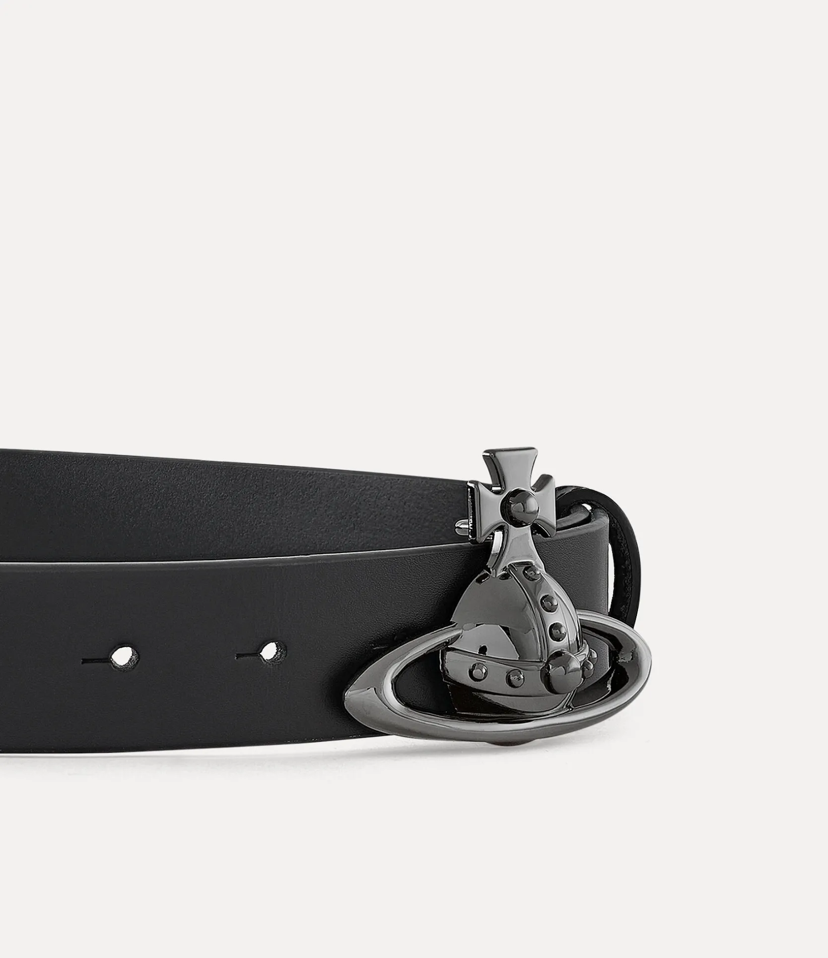Orb Buckle Belt/gunmetal