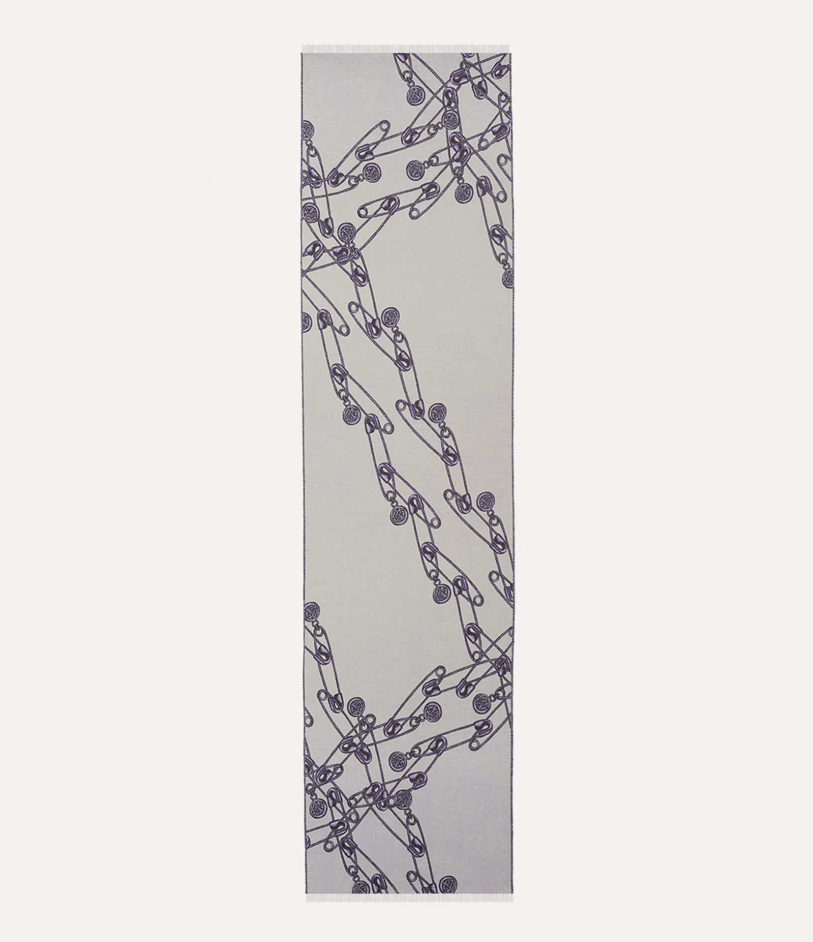 Safety Pin Cross Over Scarf