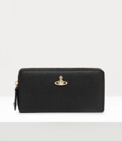 Saffiano Biogreen Cl Zip Round Wallet