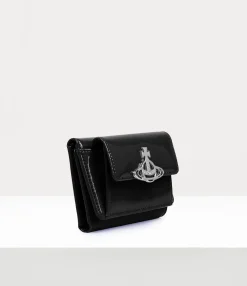 Shiny Patent Small Flap Purse
