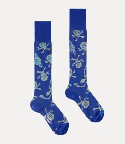 Skull High Sock