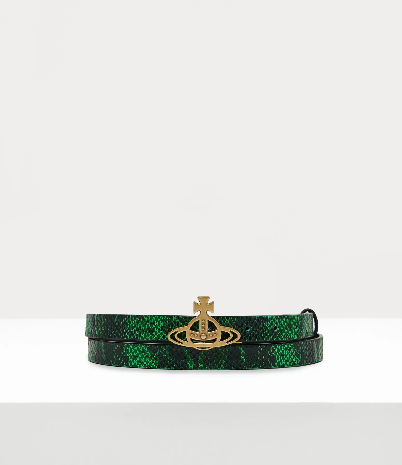 Small Line Orb Buckle Belt