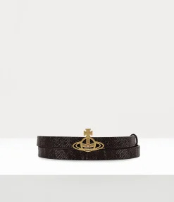 Small Line Orb Buckle Belt
