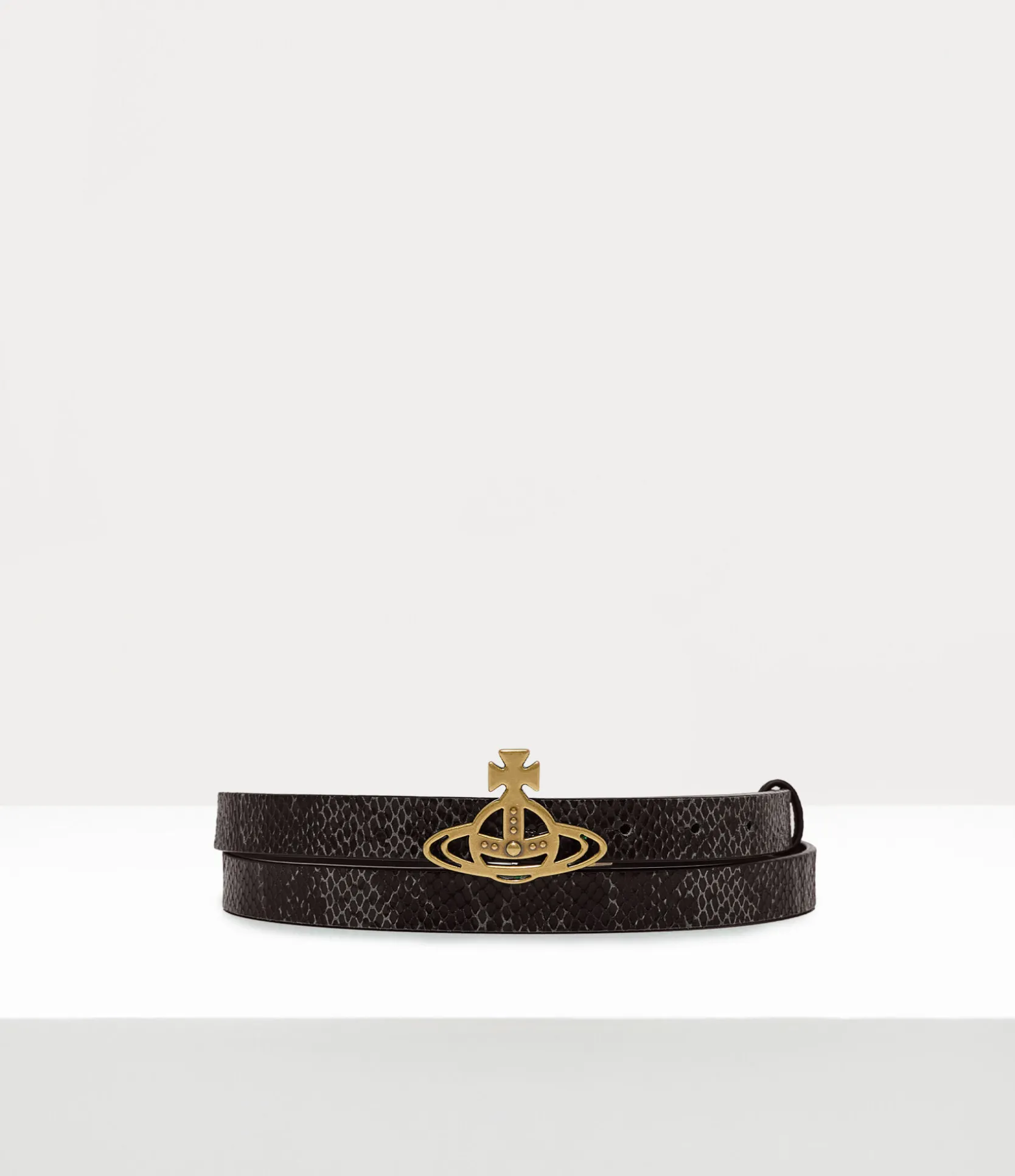 Small Line Orb Buckle Belt