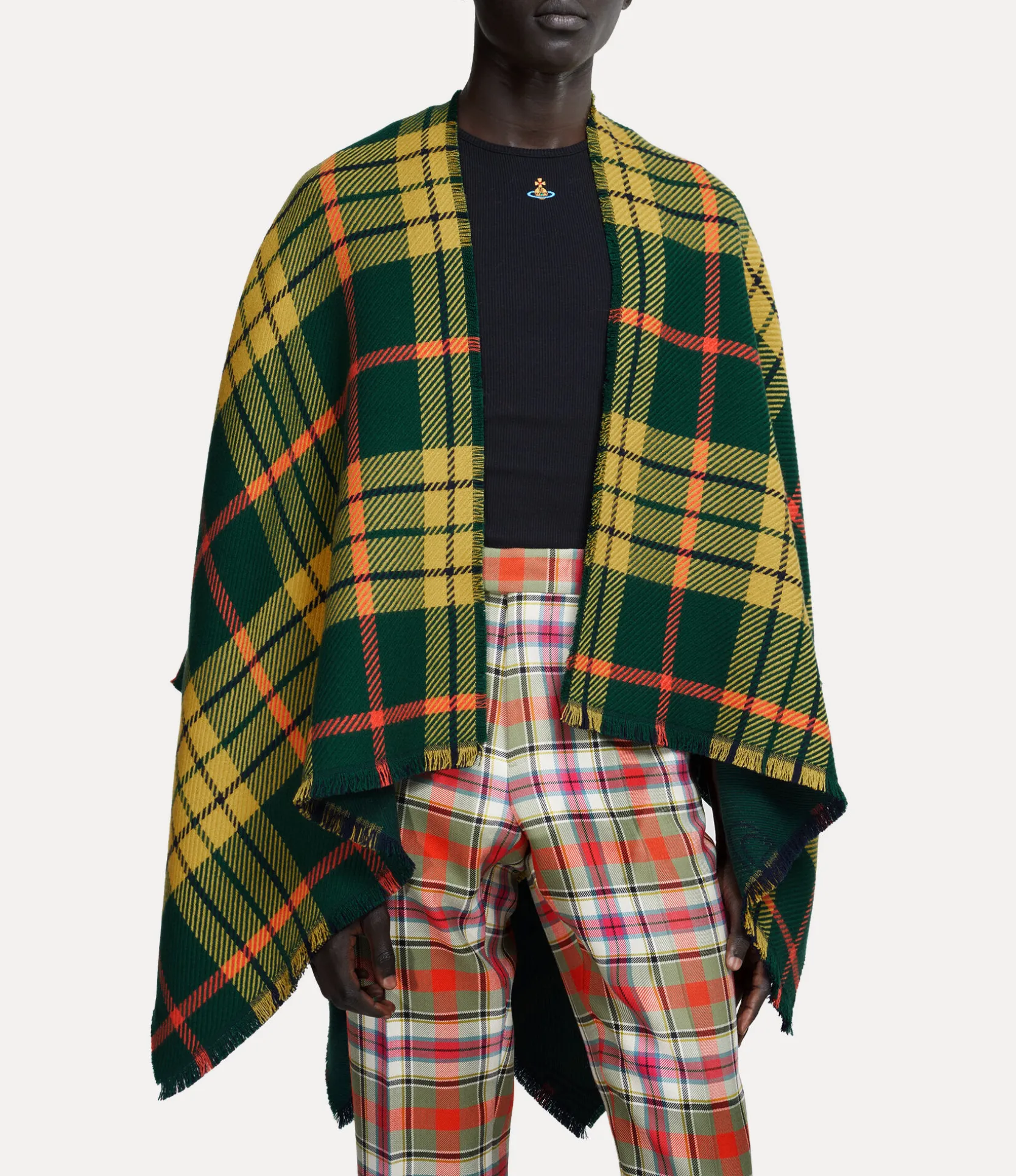 Tartan Poncho