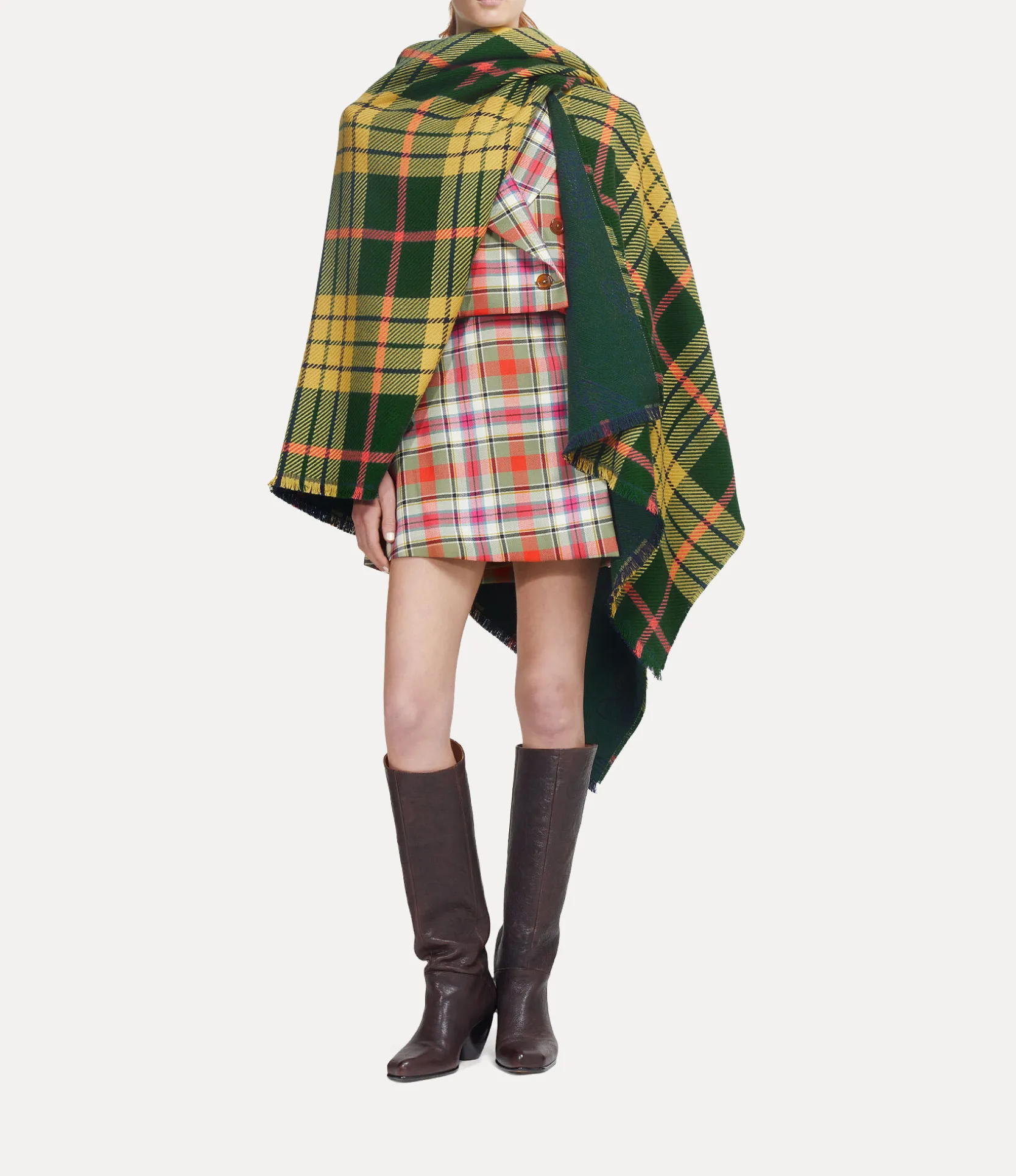 Tartan Poncho