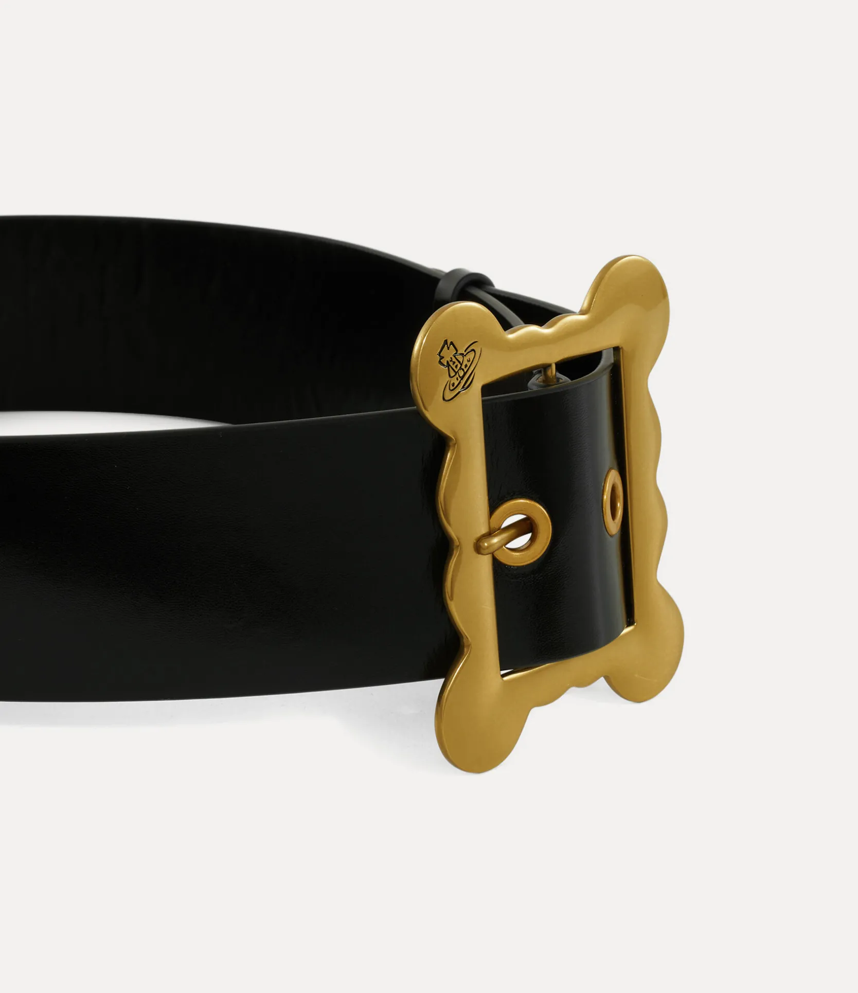 Wide Frame Buckle Belt